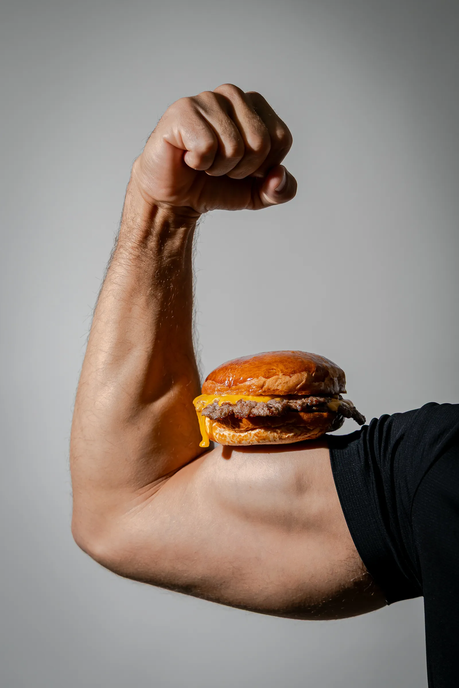 Bícep con burger