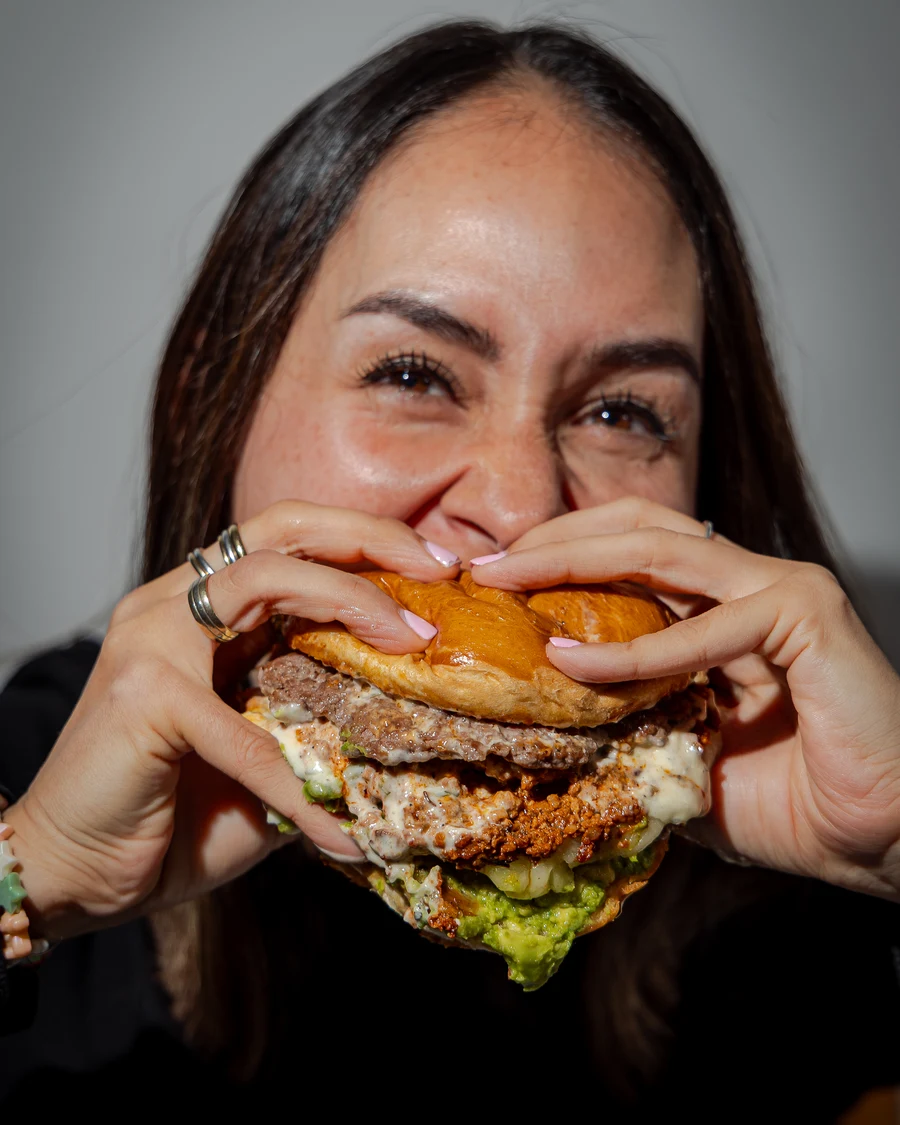 Smash burger de Pasado de Burger lista para pedir en Puebla